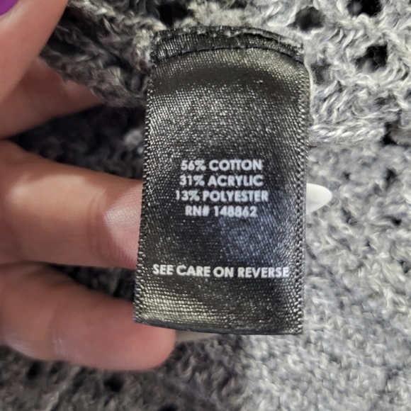 Torrid Open Front Pointelle Cardigan - Picture 10 of 11